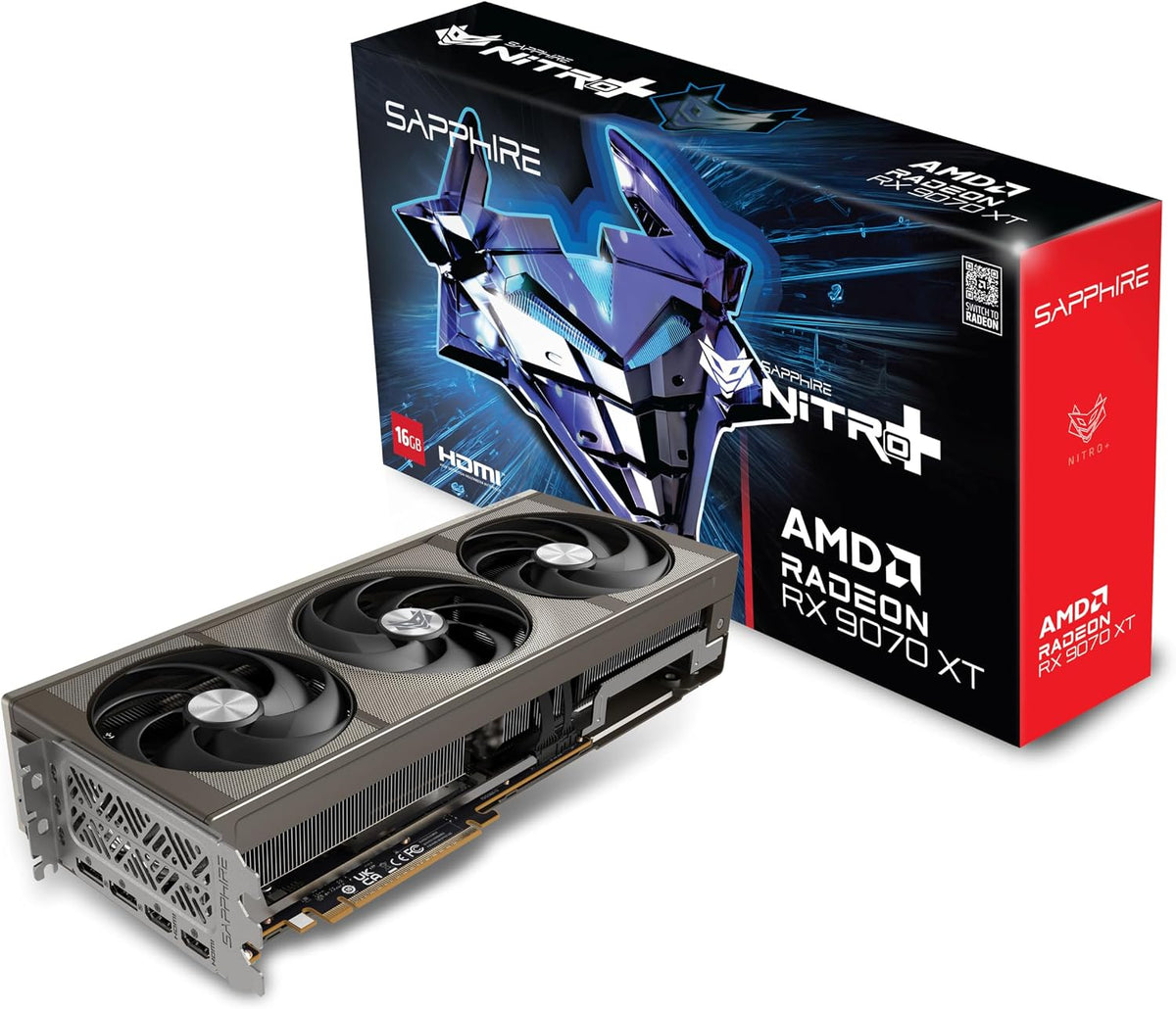 Sapphire 11348-01-20G Nitro+ AMD Radeon™ RX 9070 XT Gaming OC Tarje...