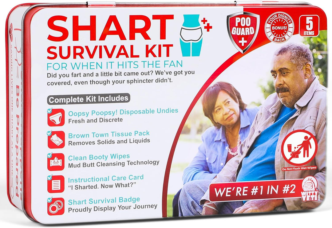 Divertido kit de supervivencia Shart de Witty Yeti El