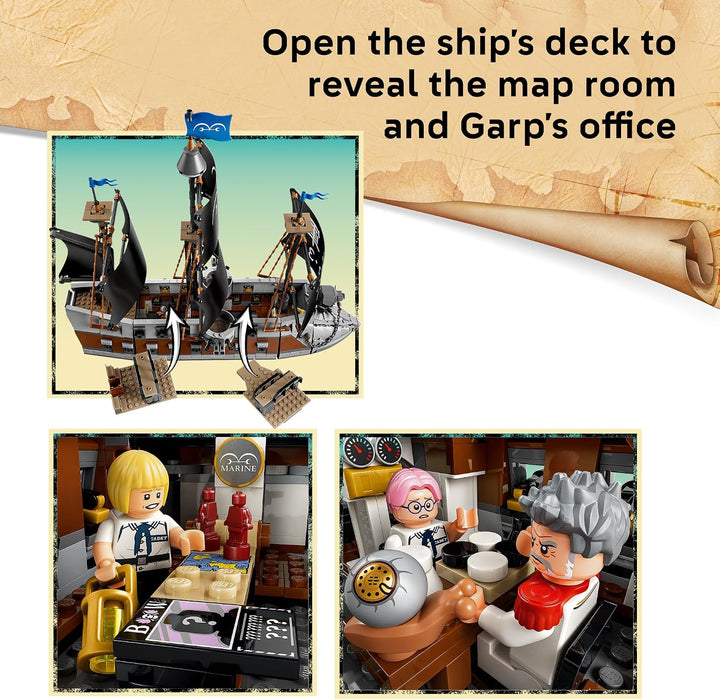 LEGO ONE PIECE Acorazado Marino de Garp 75646 | Juguetes de constru...