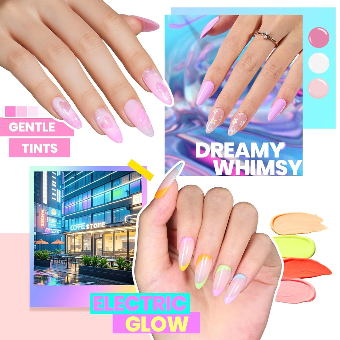 Beetles - Juego de esmaltes de uñas de gel Chroma Dreams, 100 color...