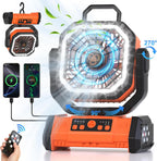 Honesorn - Ventilador recargable portátil de 20000 mAh de 11 pulgad...