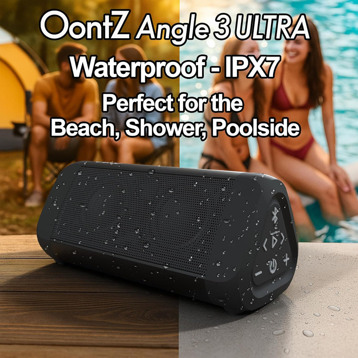 OontZ Ultra Dual - Altavoces portátiles con Bluetooth 5.0, 2 paquet...