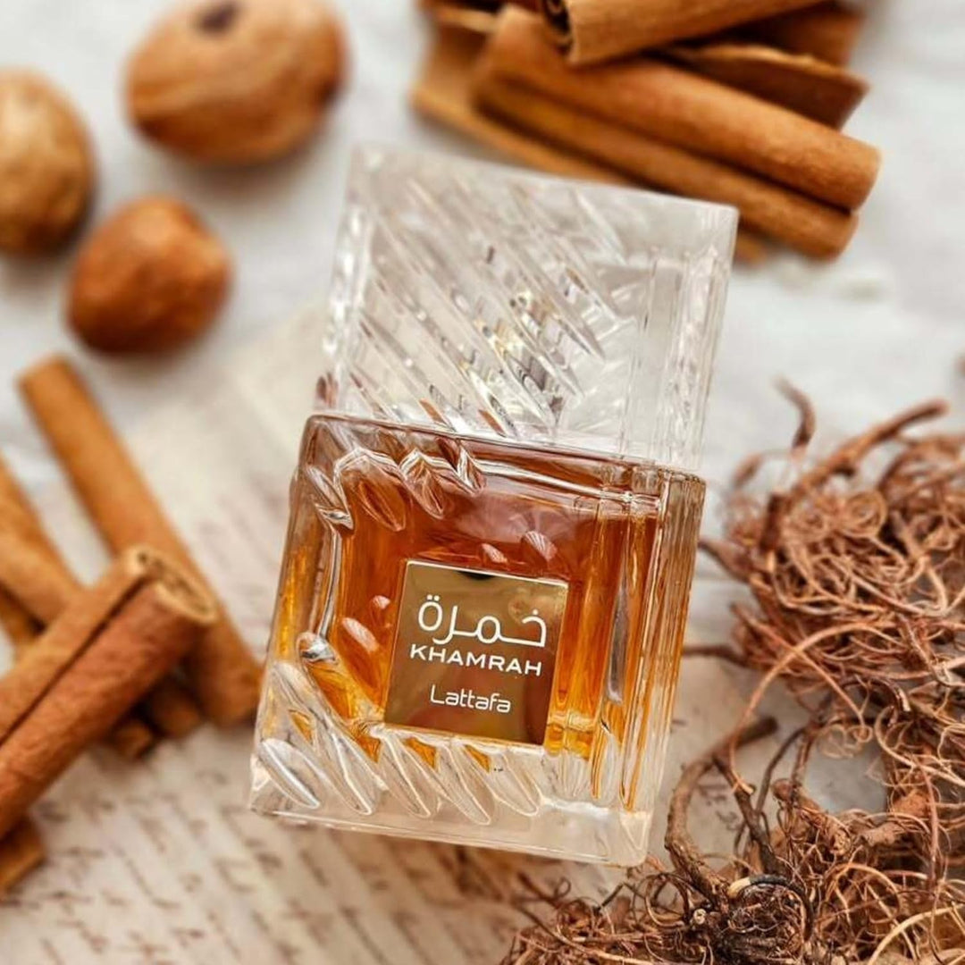 Lattafa Khamrah &amp; Khamrah Qahwa Eau De Parfum Unisex 3.4 onzas...