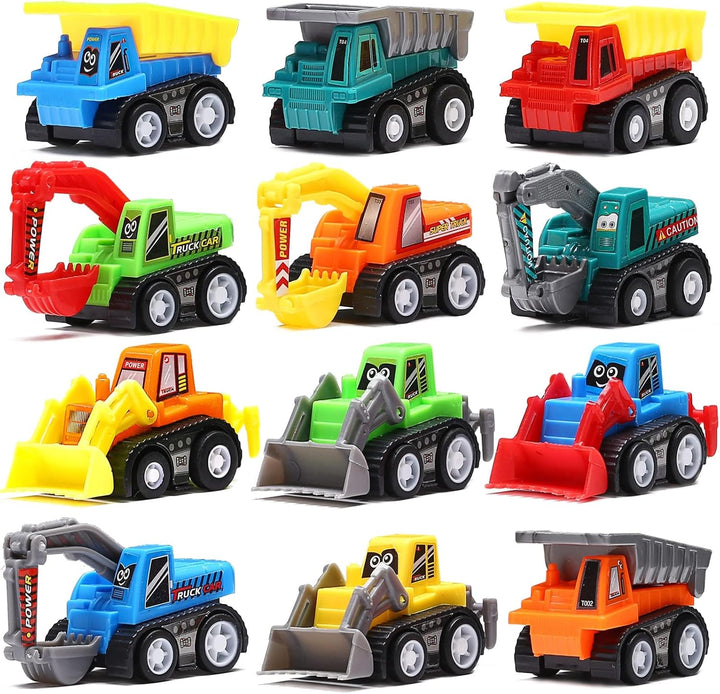 Pull Back Car - juego de 12 piezas de juguete para mini
