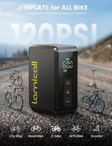 Inflador de neumáticos con bomba de bicicleta ultra mini - Lamicall...