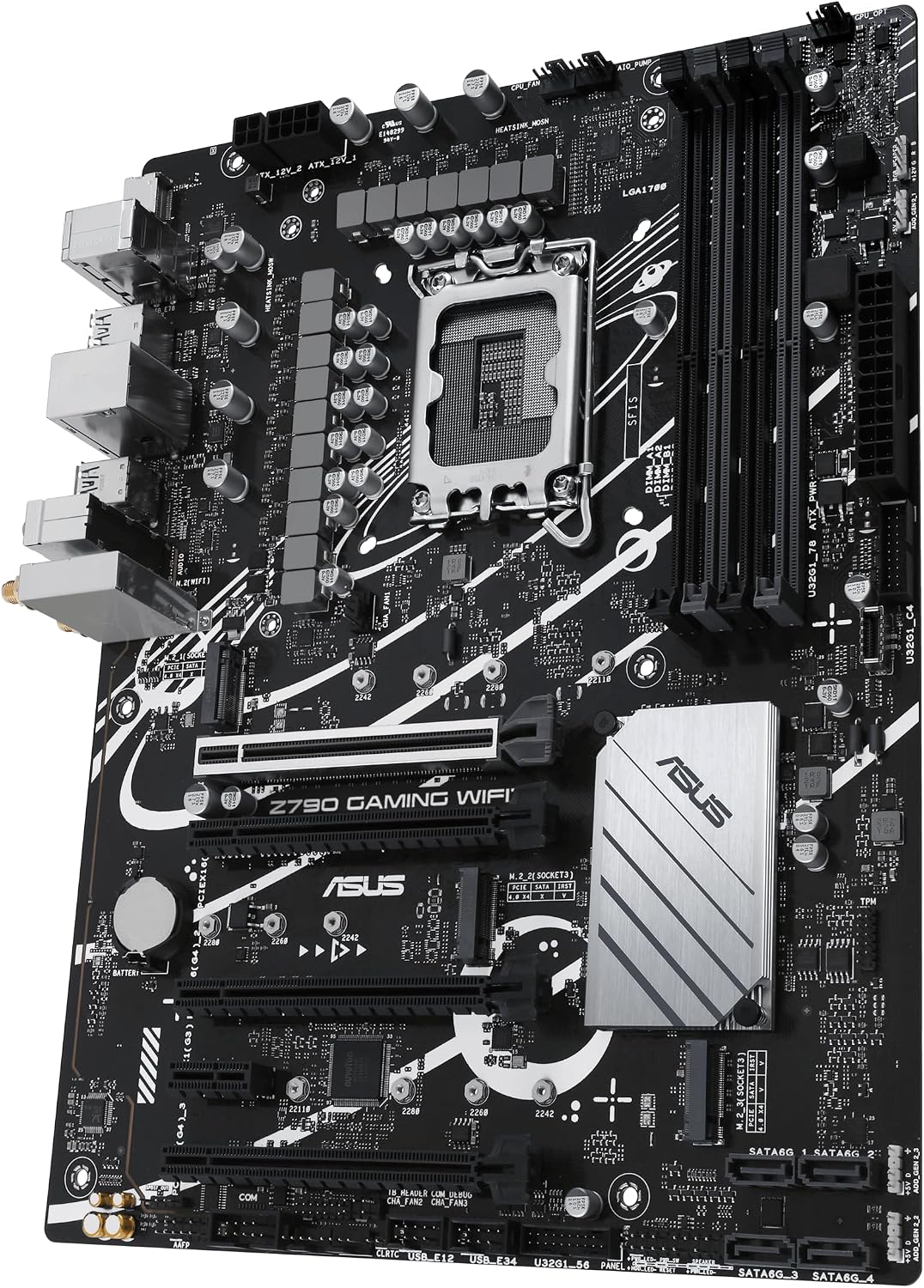 ASUS Z790 GAMING WIFI7 (LGA 1700) Placa base ATX con PCIe 5.0, tres...