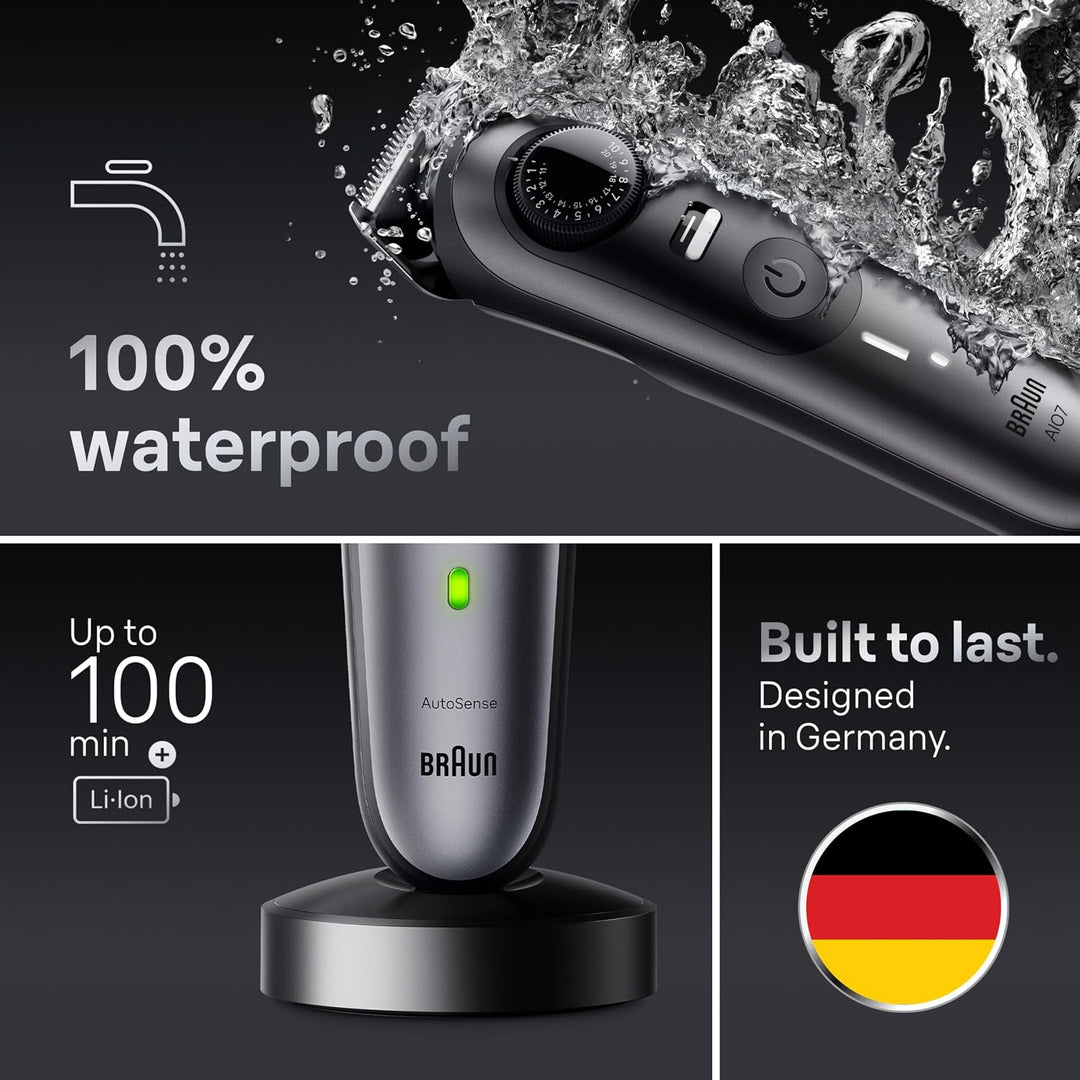 Braun Kit de afeitado todo en uno para hombre Series 7 7440, 12 en...