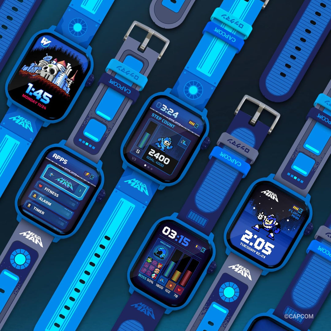 My Play Watch Reloj digital para juegos Mega Man: construido a part...