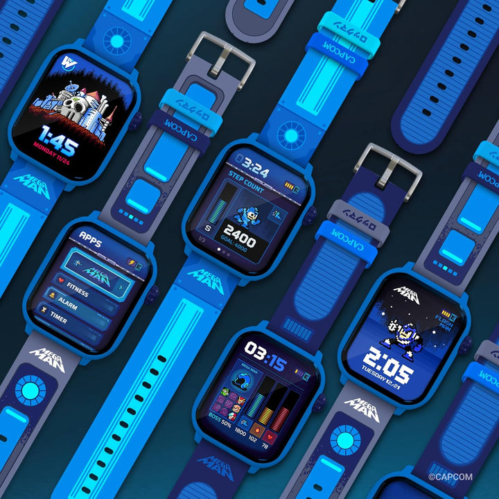 My Play Watch Reloj digital para juegos Mega Man: construido a part...