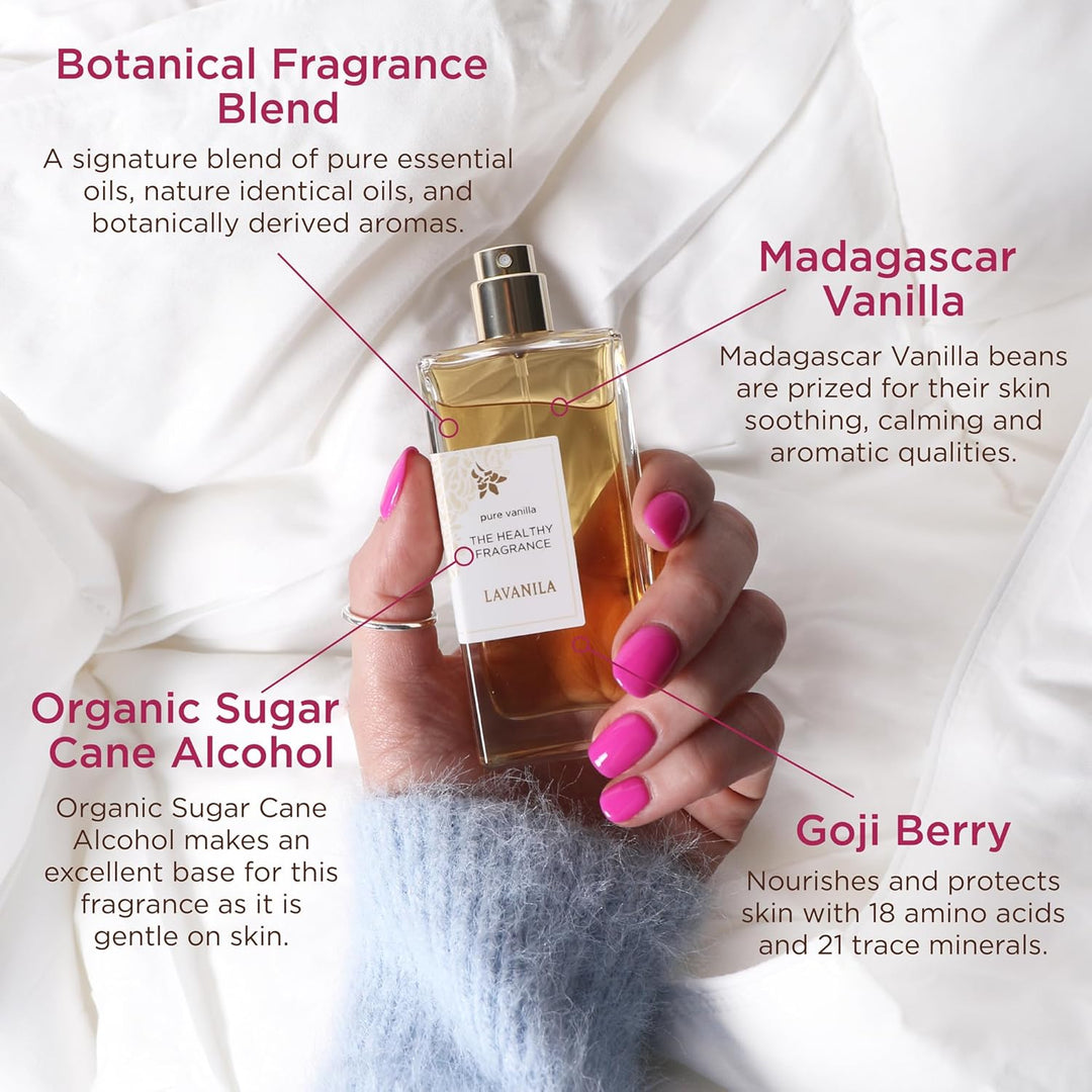 Lavanila Pure Vanilla Perfume para mujer, 1.7 onzas líquidas + 0.32...