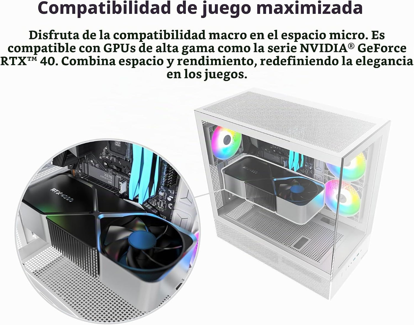 MONTECH XR-W, chasis para PC de torre media ATX para juegos, ventil...