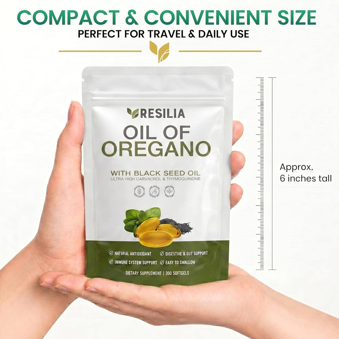 Cápsulas blandas Resilia con aceite de semilla negra de 6000 mg \u2...