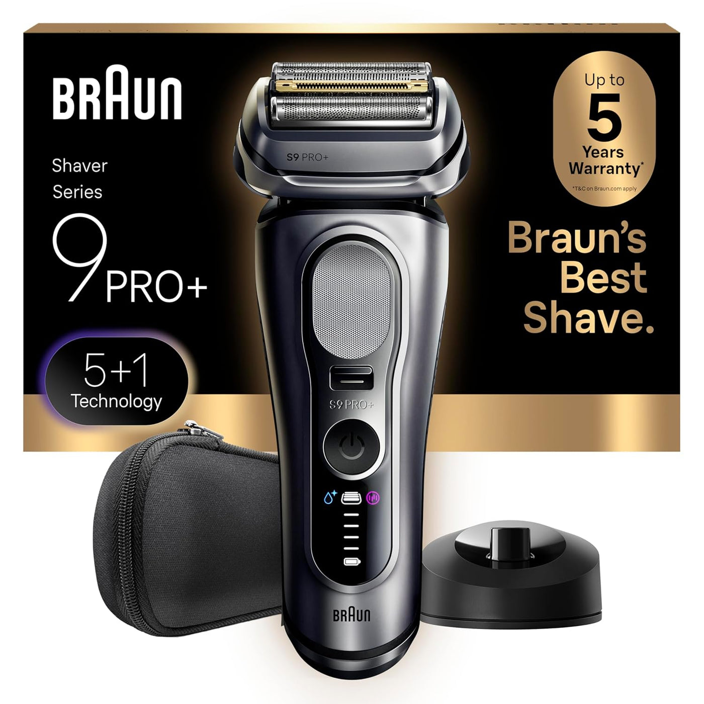 Braun Maquinilla de afeitar eléctrica para hombres Serie 9 PRO+ Máq...