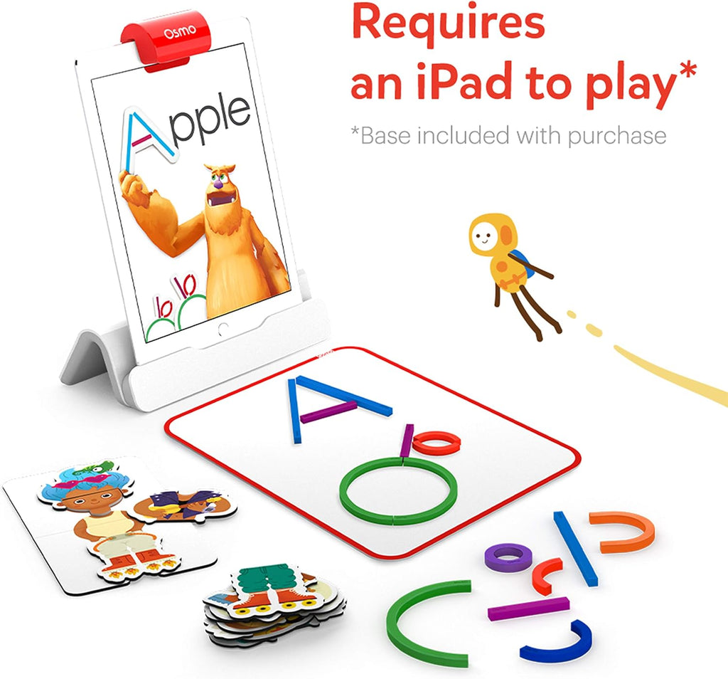 Osmo Little Genius Kit de 3 a 5 años, fonética y letras preescolares, iPad