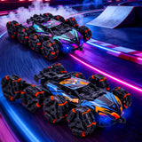 NEXBOX Cool 8 ruedas controladas a mano RC Stunt Car Toys, regalos...