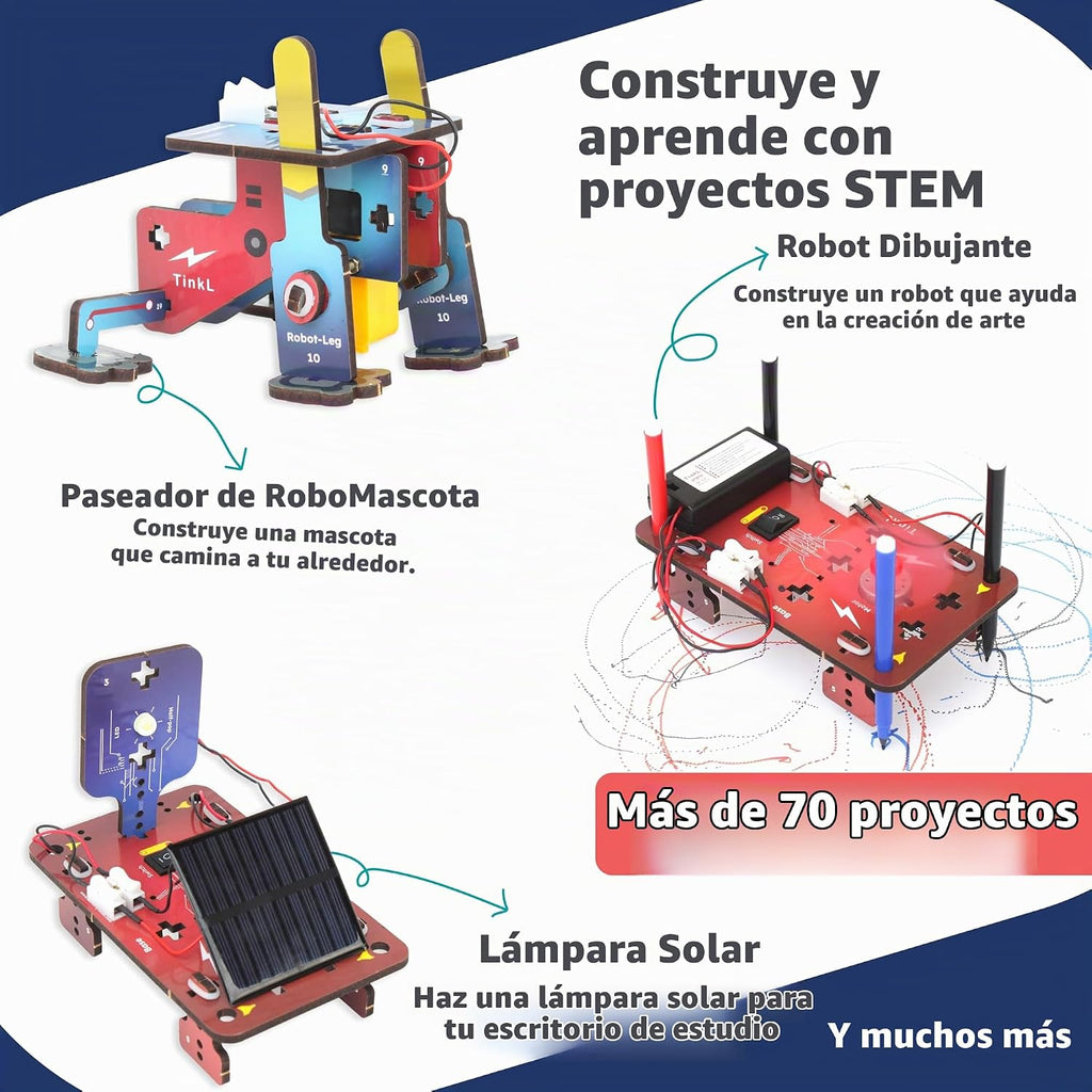 Butterfly EduFields - Kit de proyectos robóticos STEM para niños de 8-10-12-14 años