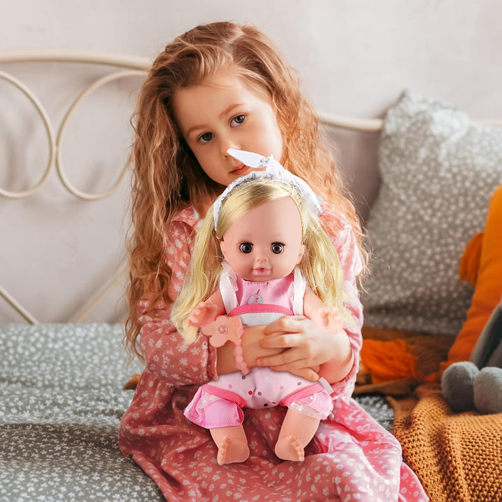 SUKIPIN Muñecas de bebé para niñas de 3, 4 y 5 años, accesorios par...