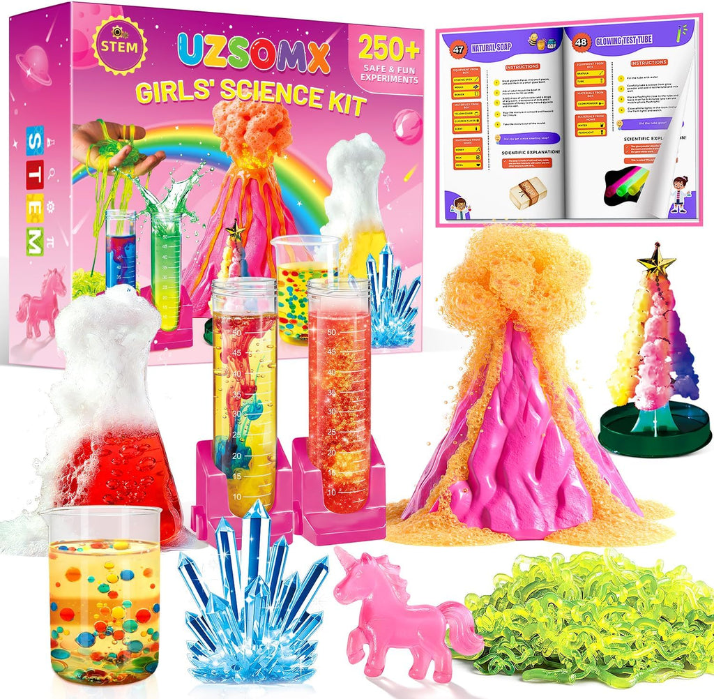 Kit de ciencia para niñas de más de 250 experimentos científicos
