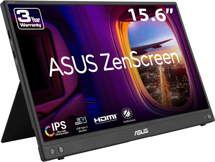 ASUS ZenScreen 16\u201D (15.6 pulgadas visibles) 1080P USB-C Monito...