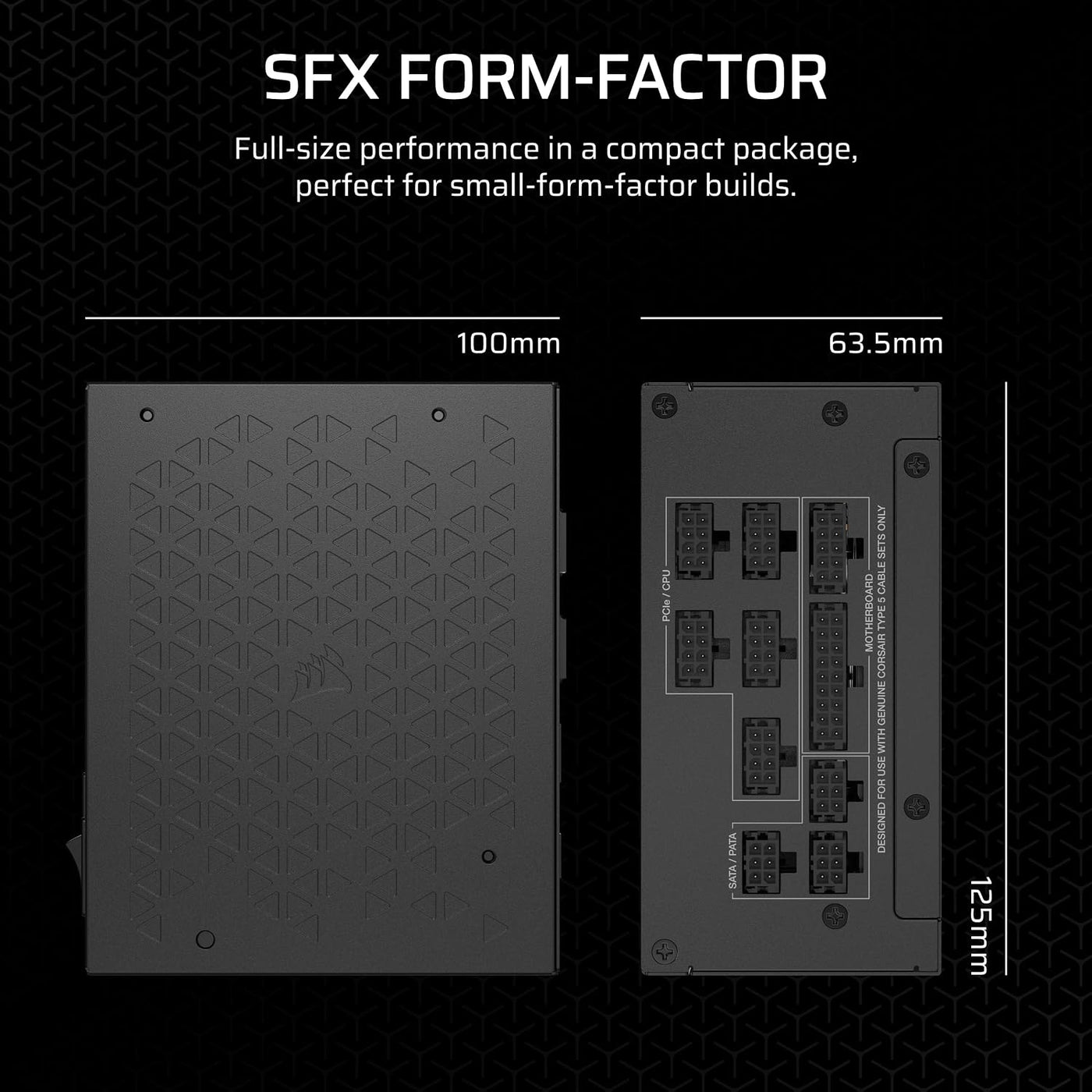 CORSAIR SF850 (2024) Fuente de alimentación ATX Platino 80 Plus Pla...