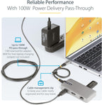 StarTech.com, 103B-USBC-MULTIPORT, hub USB 3.2, adaptador 5V/0.9A