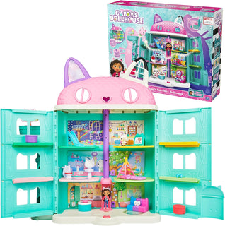 Casa de muñecas Gabby's Dollhouse Purrfect con 15 piezas que in...