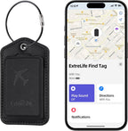 Etiquetas de equipaje, funciona con Apple Find My, etiqueta de maleta de
