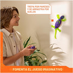 HEX BOTS Juguete de control remoto Gecko que brilla en la oscuridad