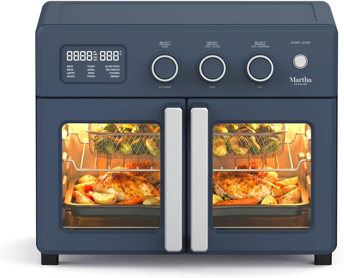 Martha Stewart Freidora de aire para puerta francesa y horno de convección