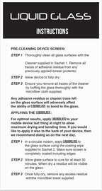 Paquete de 2 protectores de pantalla de vidrio líquido con protección de pantalla de $250 (cada uno) para todos los teléfonos inteligentes, tabletas y relojes, ajuste universal