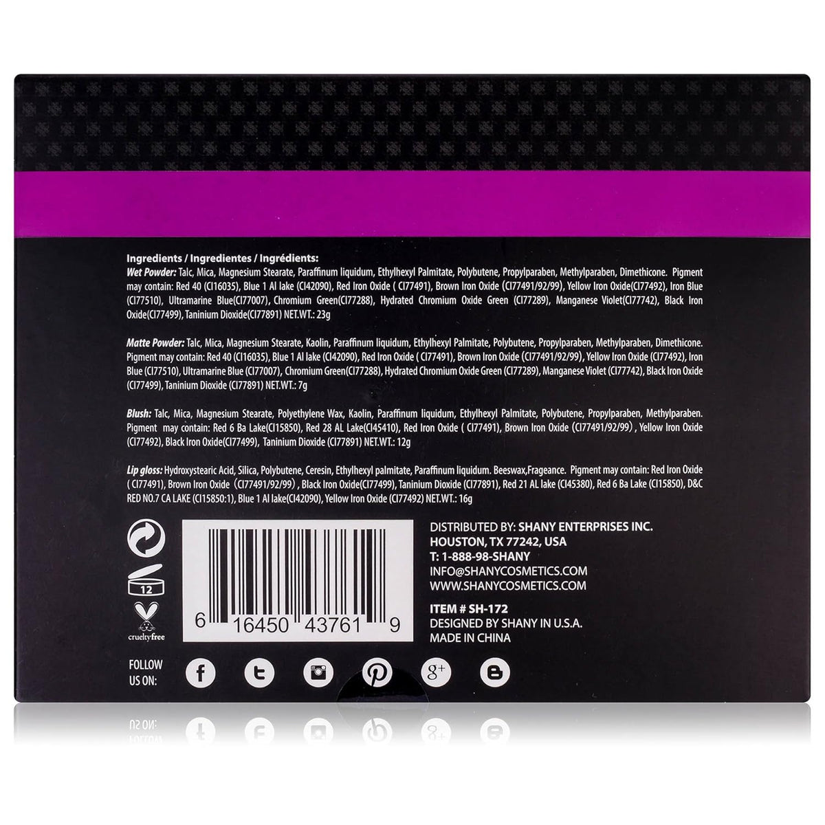 SHANY "Fix Me Up" Kit de maquillaje - Juego de maquillaje c...