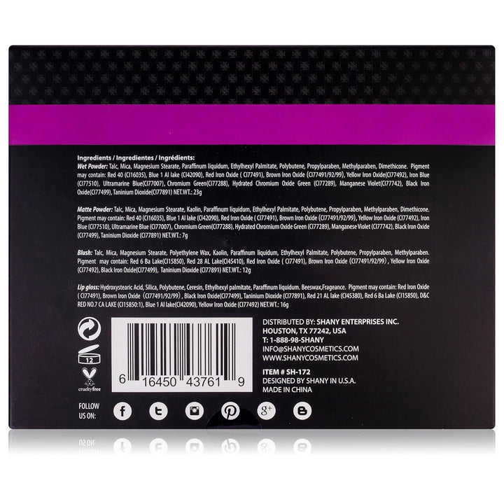 SHANY "Fix Me Up" Kit de maquillaje - Juego de maquillaje c...