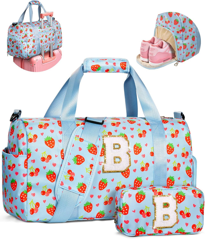 Elilier Regalos para Niñas, Bolsa de Lona Inicial para Niños, Linda...