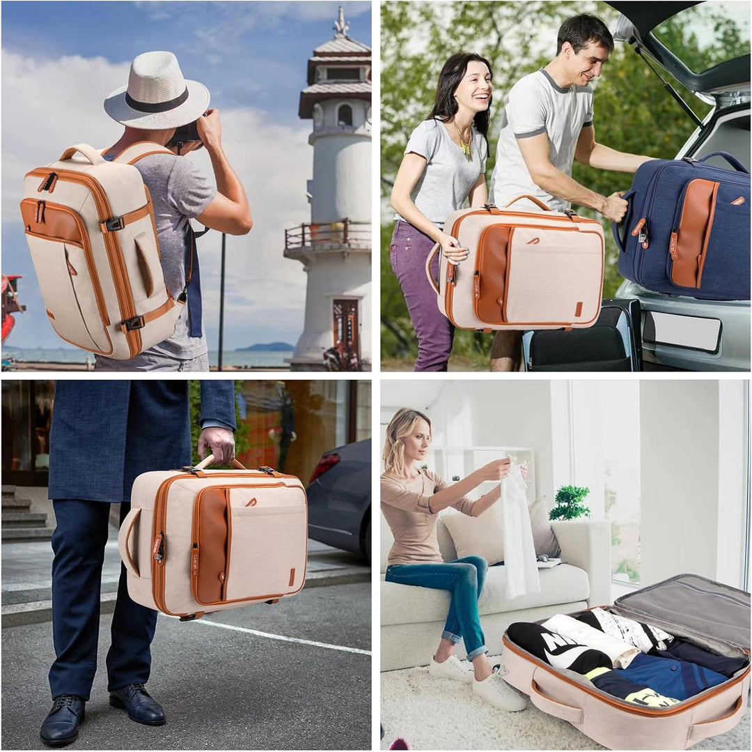 Lumesner - Mochilas de viaje para llevar, extragrandes de 40L, apro...
