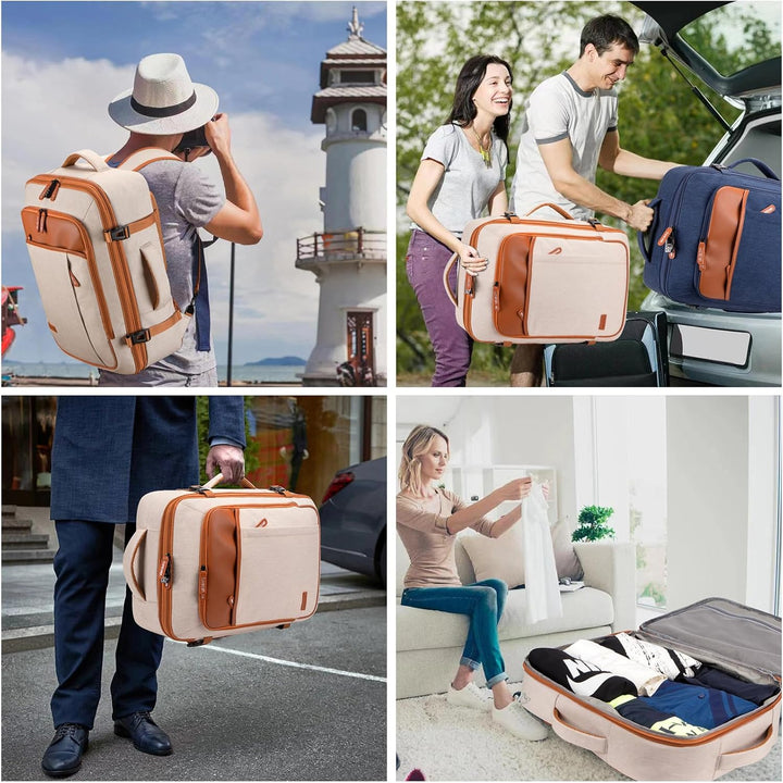 Lumesner - Mochilas de viaje para llevar, extragrandes de 40L, apro...