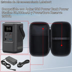 Lebakort Funda de almacenamiento compatible con Anker 548 Power Bank Power Station, estuche verde