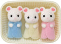 Sylvanian Families Epoch Marshmallow - Muñeca de ratón, certificado Ne-108 ST Mark, para edades de 3 años en adelante, juguete, casa de muñecas familias de Sylvanian, Epoch