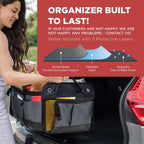 Organizador de carga de coche para SUV, camión y almacenamiento de