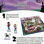 Peaceable Kingdom Ghost in the Attic - Juego de mesa cooperativo para la noche de juegos familiares - Juego de mesa único que brilla en la oscuridad - Ideal para niños a partir de 5 años