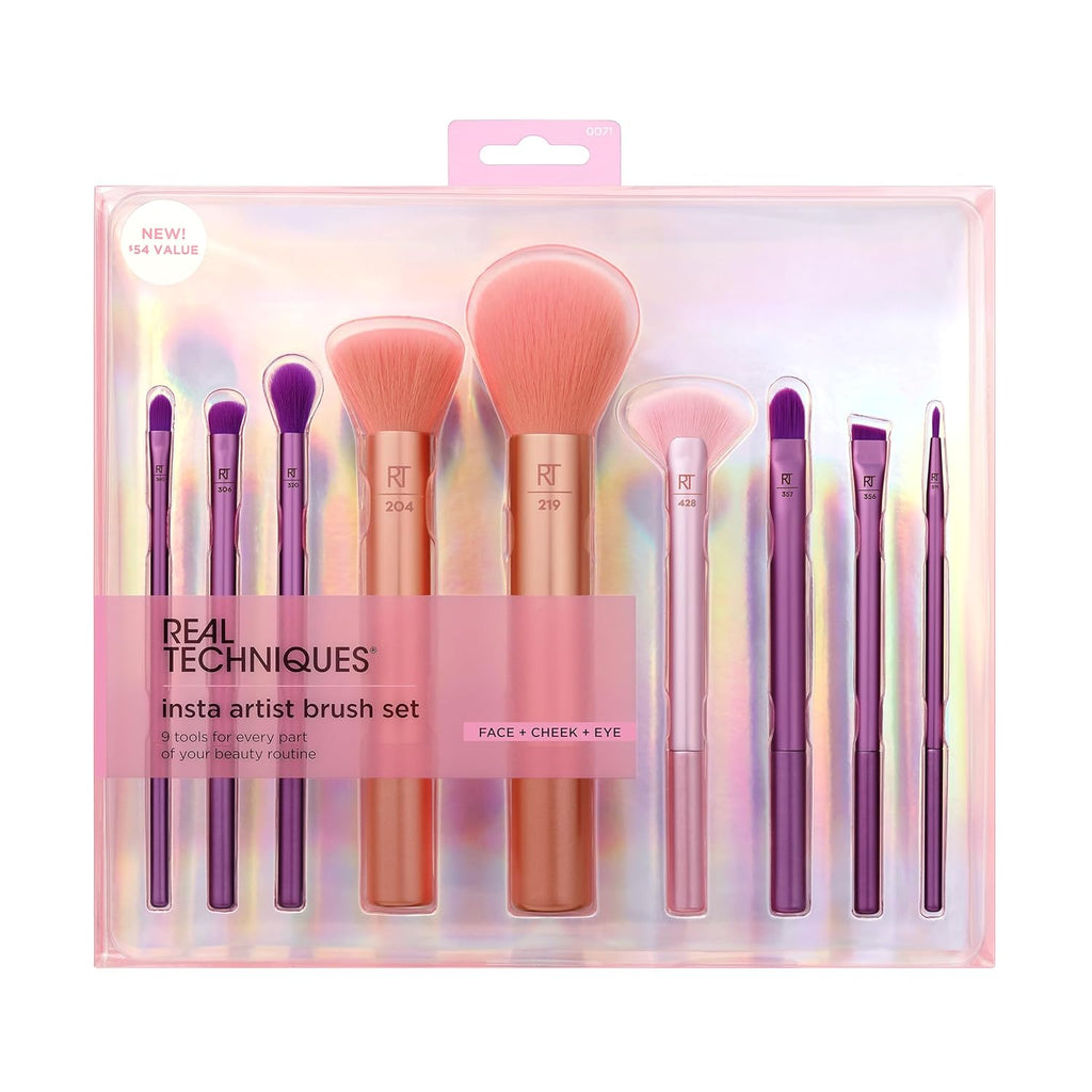 Real Techniques Insta Artist - Kit de brochas para rostro