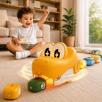 Rc Snake Eating Toys For Kids 6-12, 8 bloques magnéticos de tren de riel