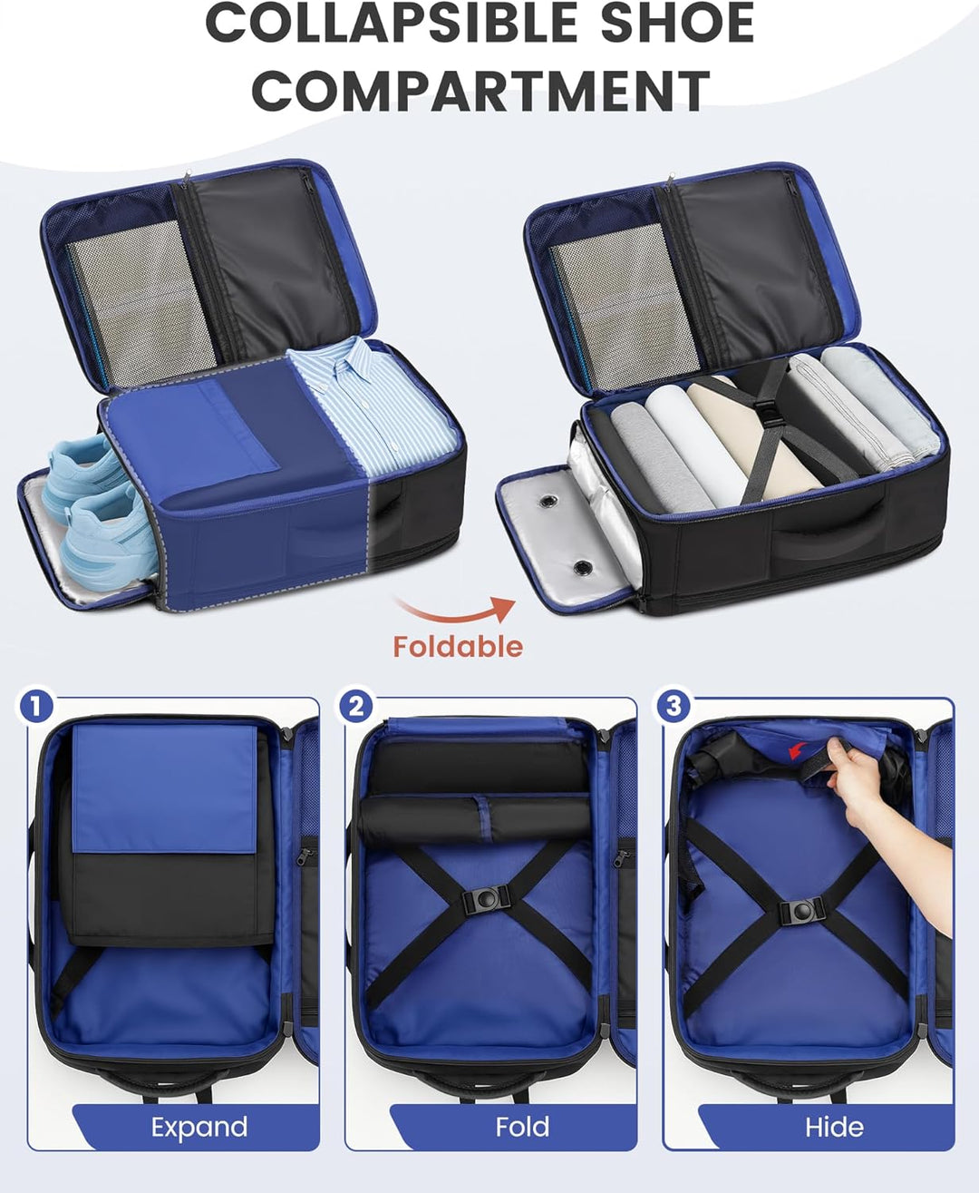 MATEIN Airlines - Bolsa de artículos personales para Frontier, moch...