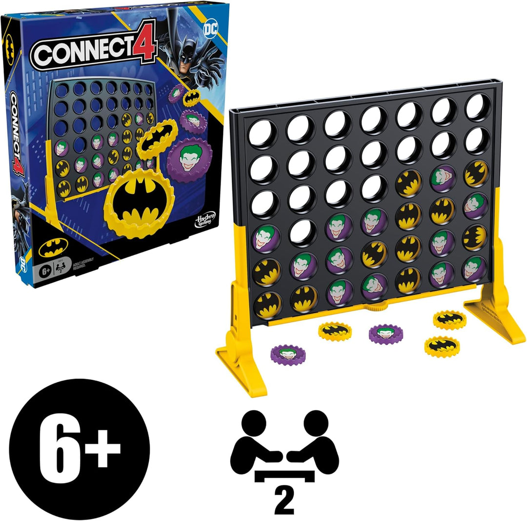 Connect 4 Batman Game Juego 4 en fila con temática de