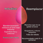 Beautyblender Esponja de maquillaje rosa original | Espuma de mezcla súper suave para bases, polvos y cremas | Reutilizable y lavable, vegano y libre de crueldad, acabado sin rayas