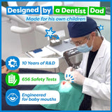 Dr. Noah - Cepillo de dientes de bambú sin microplásticos | Diseñad...
