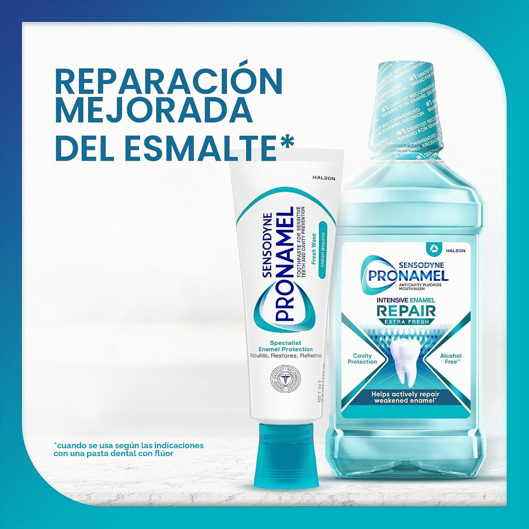 Sensodyne Pronamel Fresh Breath Pasta de dientes de esmalte para di...