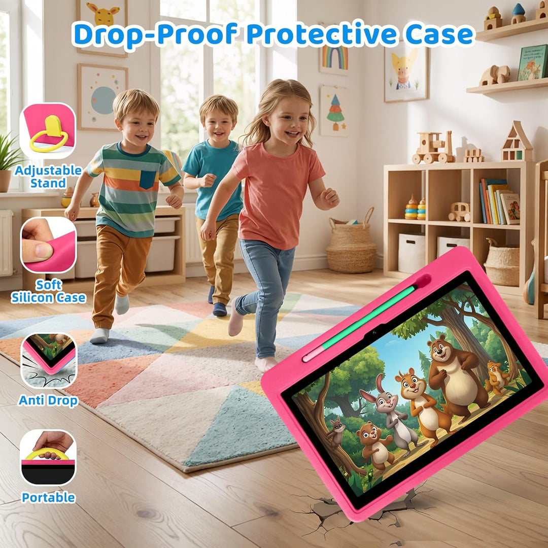UKIDOZ - Tableta para niños Android 16 mejorada 2026, de 10 pulgada...
