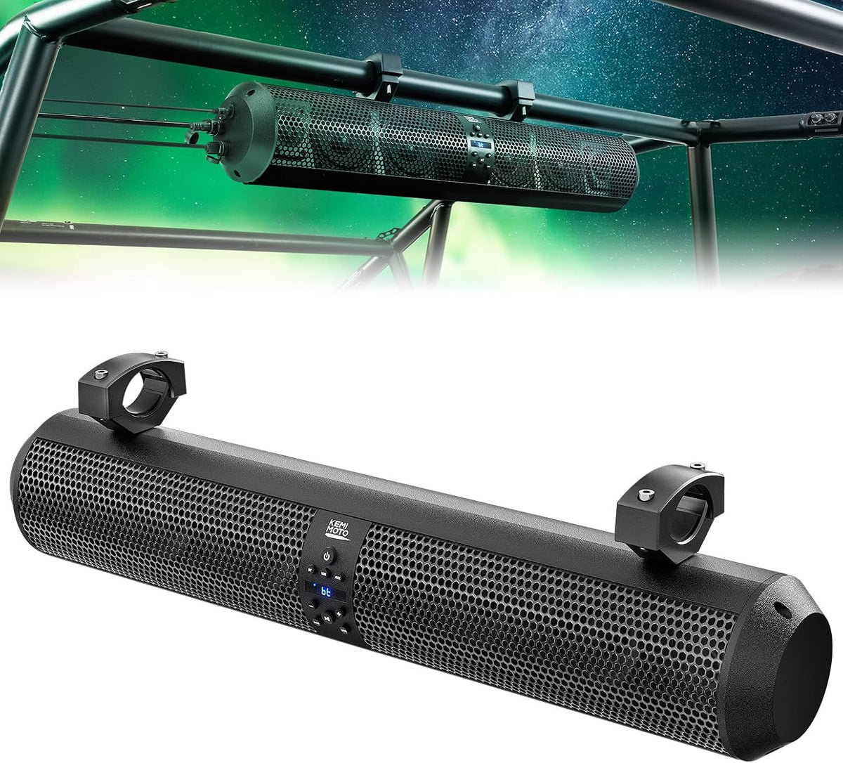 KEMIMOTO - Barra de sonido UTV ATV de 28 pulgadas con 6 altavoces y 4