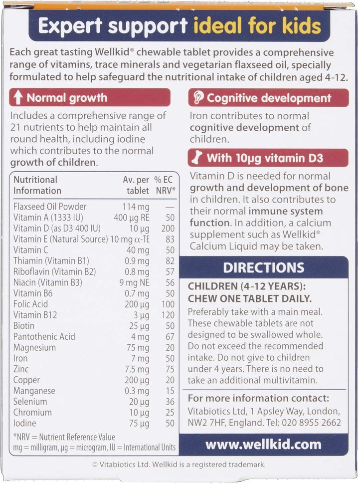 Wellkid Tabletas masticables