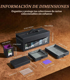 TiMOVO MTG Commander - Caja modular 11 en 1 para TCG/PTCG, color arcoíris